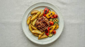 Pulled pork schotel